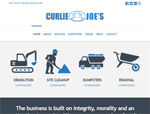 Tablet Screenshot of curliejoes.com